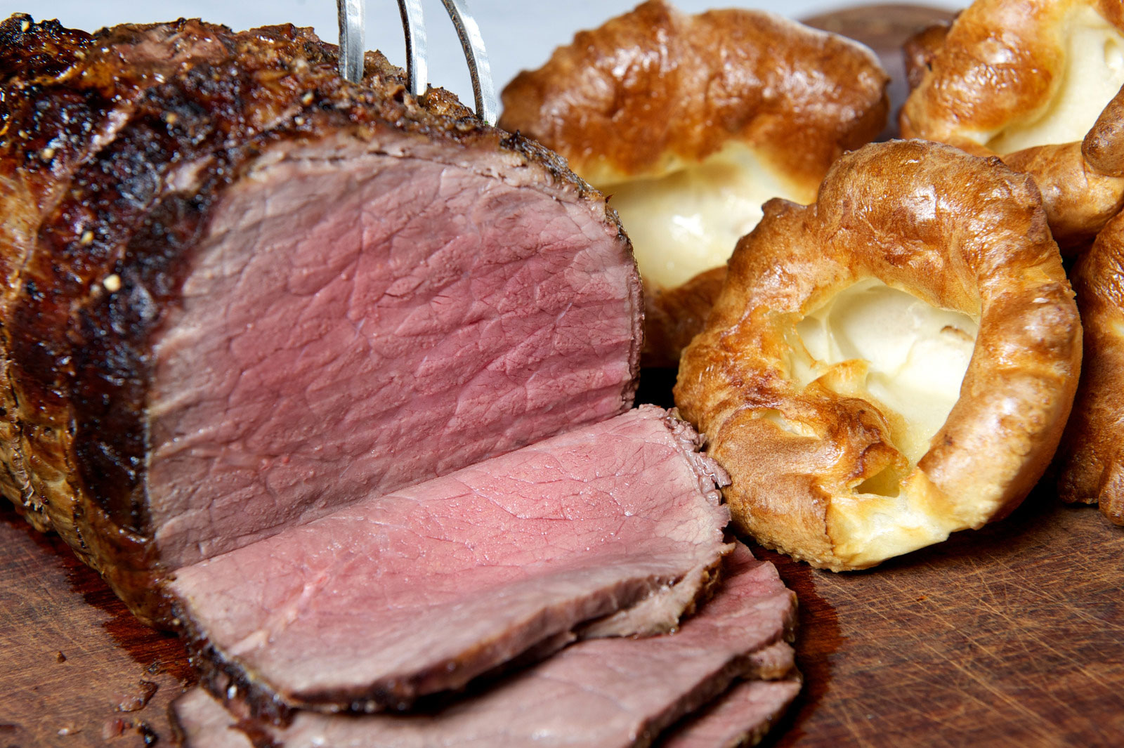 Roast beef with Yorkshire pudding 
